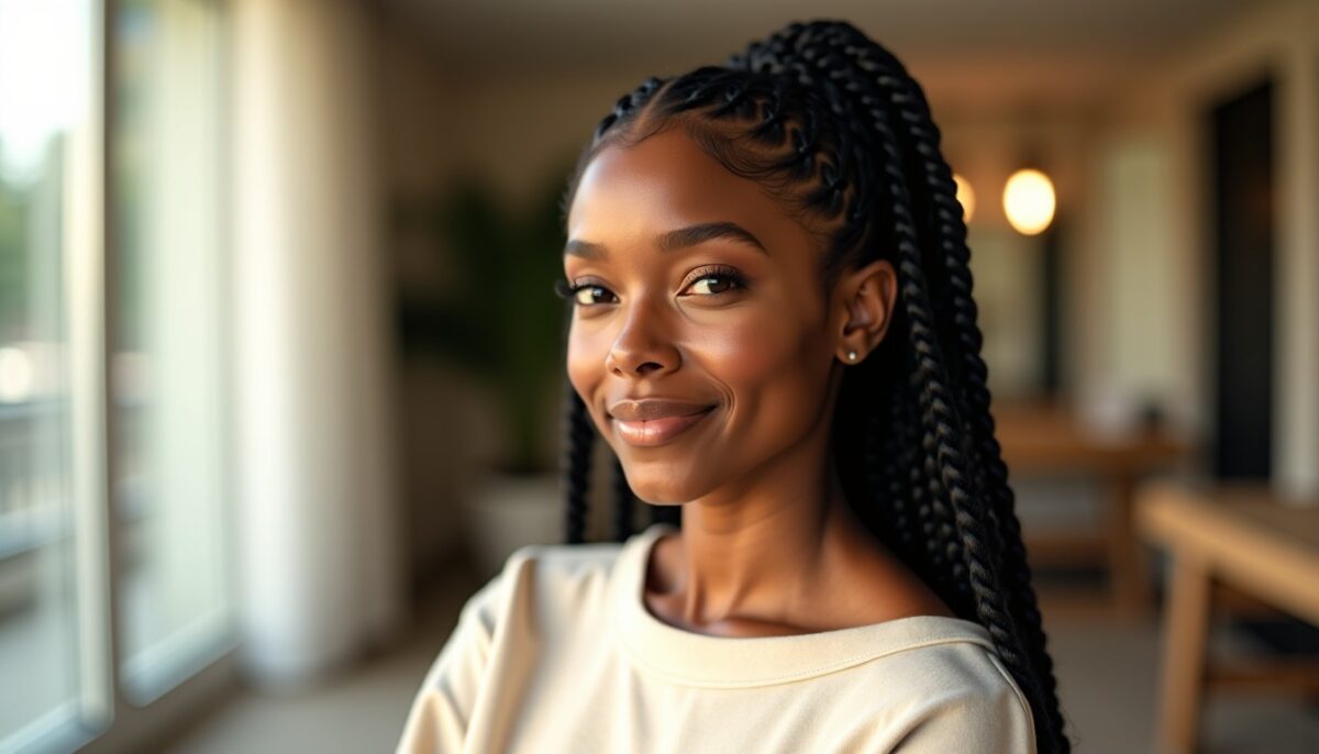Natte collée : l'art intemporel de la coiffure féminine en vogue Natte collée : l'art intemporel de la coiffure féminine en vogue