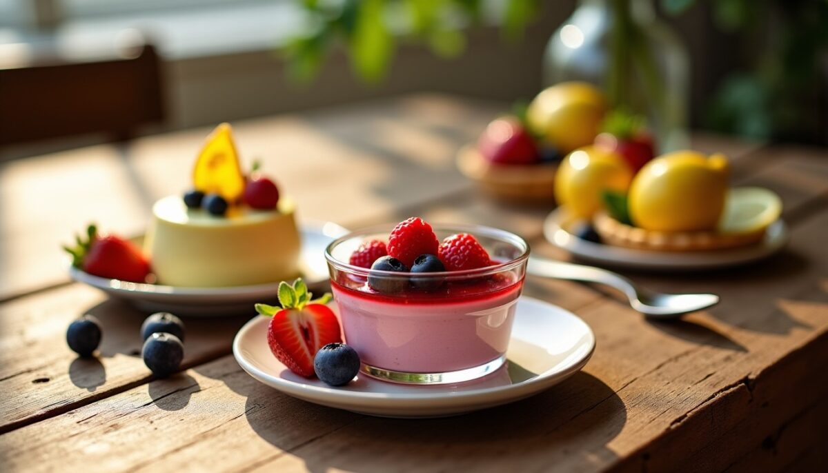 Desserts légers et délicieux pour conclure un repas copieux tout en restant en forme