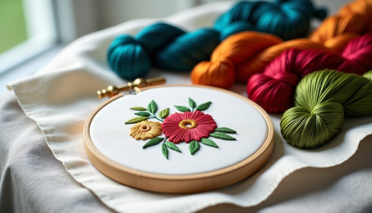 Reconnaître un kit de broderie de qualité : fils, canevas et finitions